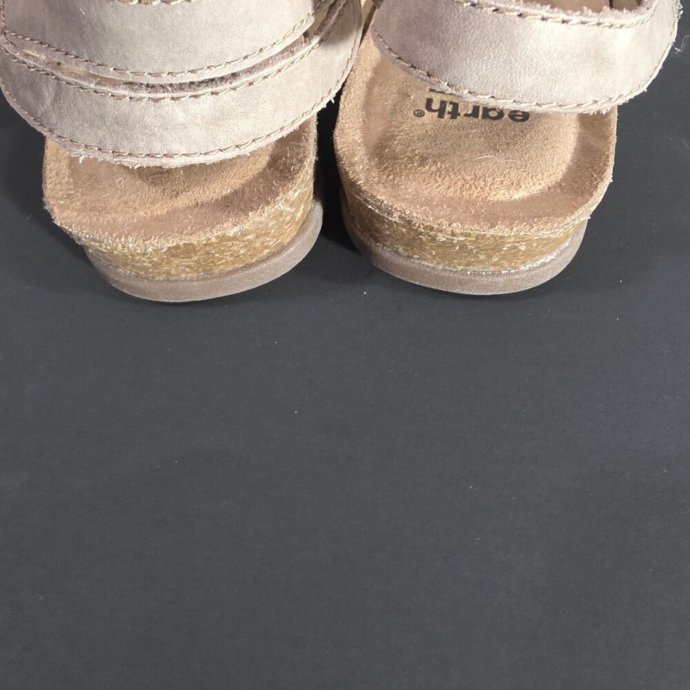 Earth Origins Suede Close Toe Sandals Beige sz 7.5M - Picture 6 of 12